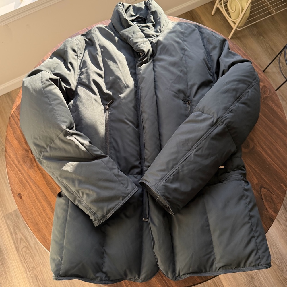 Calvin Klein Men's Dark Gray Puffer Jacket